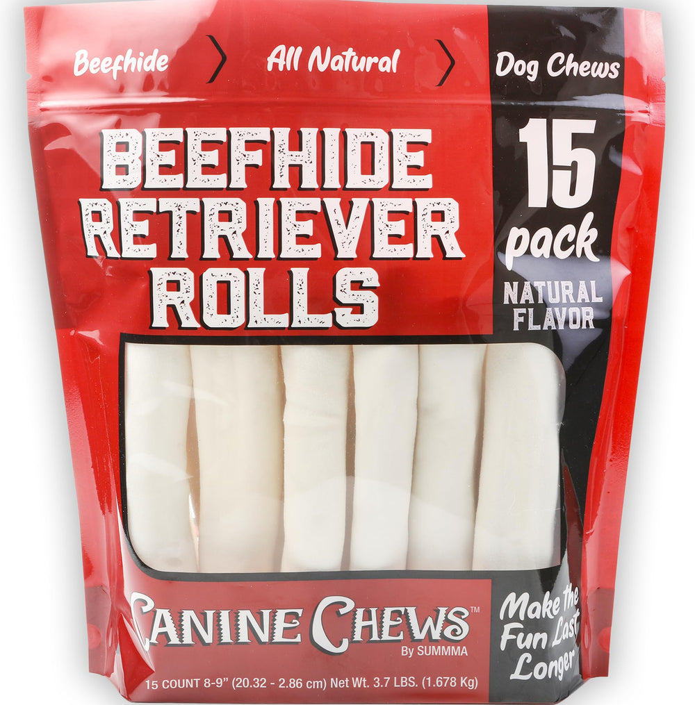 Canine Chews rouleaux Retriever grande pour mâcher robuste