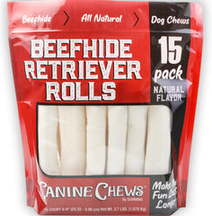 Canine Chews rouleaux Retriever grande pour mâcher robuste