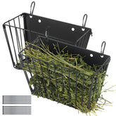 CAIQINLI mangeoire à foin pour lapin avec cadre robuste, prête pour un usage quotidien.