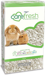 Carefresh litier en papier naturel blanc offrant un habitat doux et sec pour petits animaux