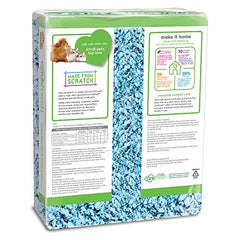 Carefresh texture-douce-papier-bleu: texture agréable pour creuser et nid des petits animaux.