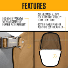 Accès bas pratique: Carhartt permet d'atteindre les commandes sans quitter l'animal des yeux.