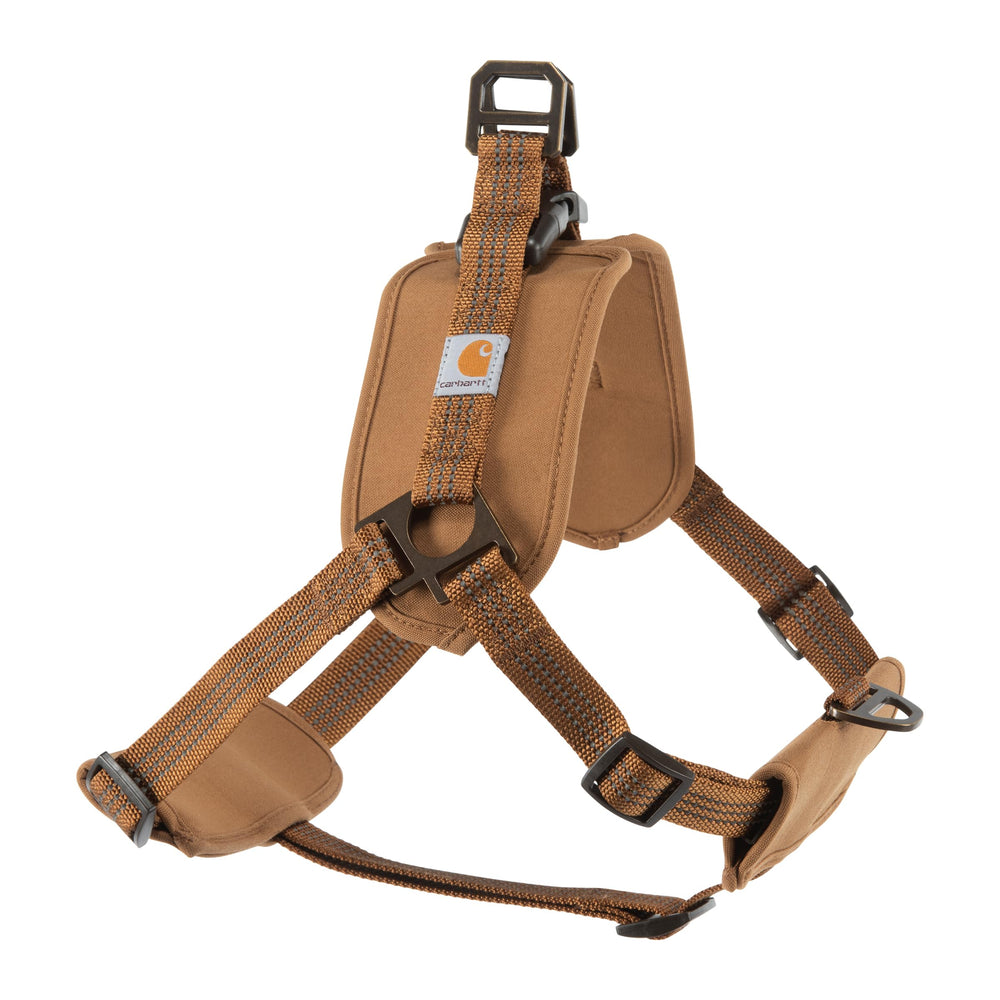 Harnais Carhartt en nylon duck avec attache dorsale, confort et contrôle lors des sorties.
