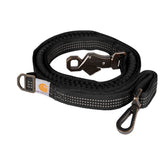 Laisse Carhartt en nylon durable avec absorption-choc, idéale pour chiens qui tirent.