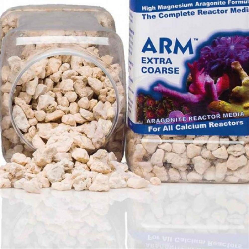 Carib Sea ARM Réacteur Media – Bouteille 1 galon pour équilibrer calcium et magnésium dans un bac récifal.