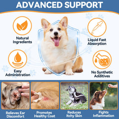 Carmelie application directe levure chien, solution pratique pour apaiser rapidement l'inconfort.