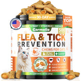 Carmelie bocal 500 friandises pour chats, pratique et soin quotidien.