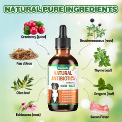 Flacon Carmelie 60 ml de gouttes naturelles, dosage facilité pour animaux.