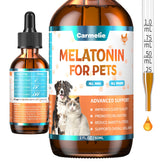 Carmelie Mélatonine – bouteille 60ml pour animaux favorisant le repos.