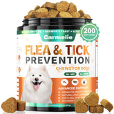 Bouchées Carmelie saveur canard pour chiens – protection naturelle contre puces et tiques.
