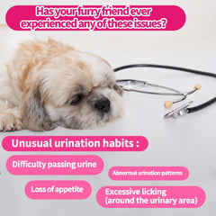 Carmelie supplément urinaire chien, probiotiques pour digestion potentielle.