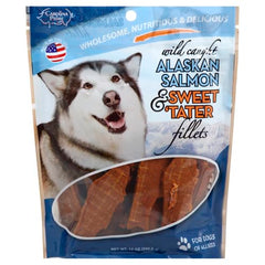 Carolina Prime Pet ingrédients saumon sauvage d'Alaska et patates douces naturelles.