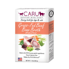 Caru bouillon d'os de boeuf pour chiens et chats, améliore l'appétit et l'hydratation.