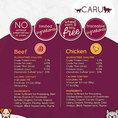 Caru bouillon d'os de boeuf, ingrédients humains de qualité pour les repas.