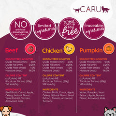 Caru Bouillon d’Os de Bœuf Quotidien, ingrédients humains et sans additifs.