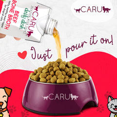 Caru Daily Dish – animaux qui mangent bouillon, expérience gustative attrayante.