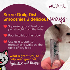 CARU Daily Dish texture-cremeuse-chat : texture veloutée idéale.