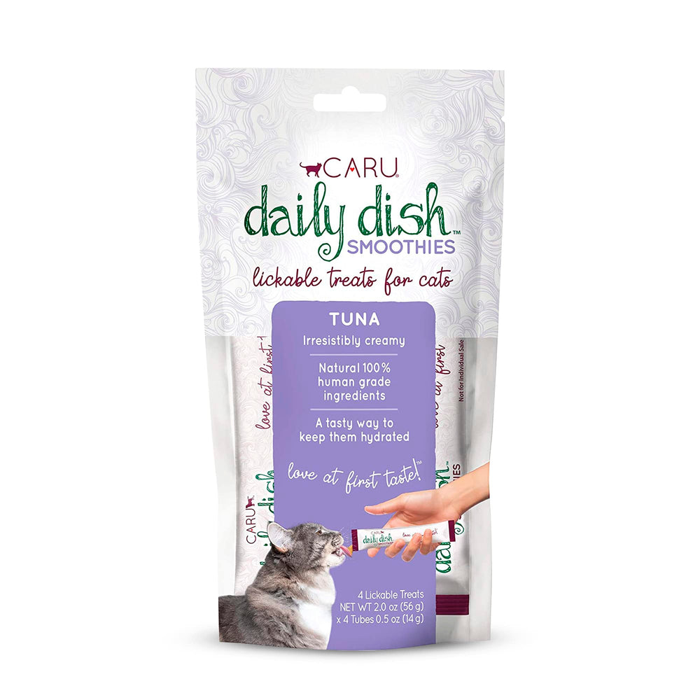 CARU Daily Dish thon-tubes-chat : friandises pratiques à servir.