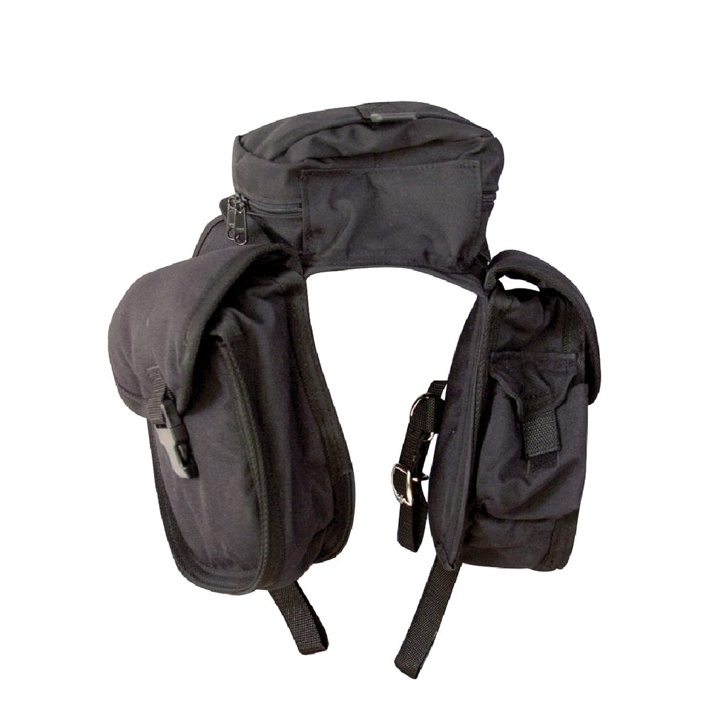 Sac d'accessoires Cashel pour selle anglaise, vue avant, rangement pratique.