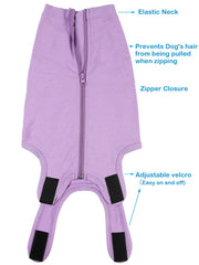 Caslfuca combinaison post-chirurgie pour chien, alternative au collier conique et liberté de mouvement.