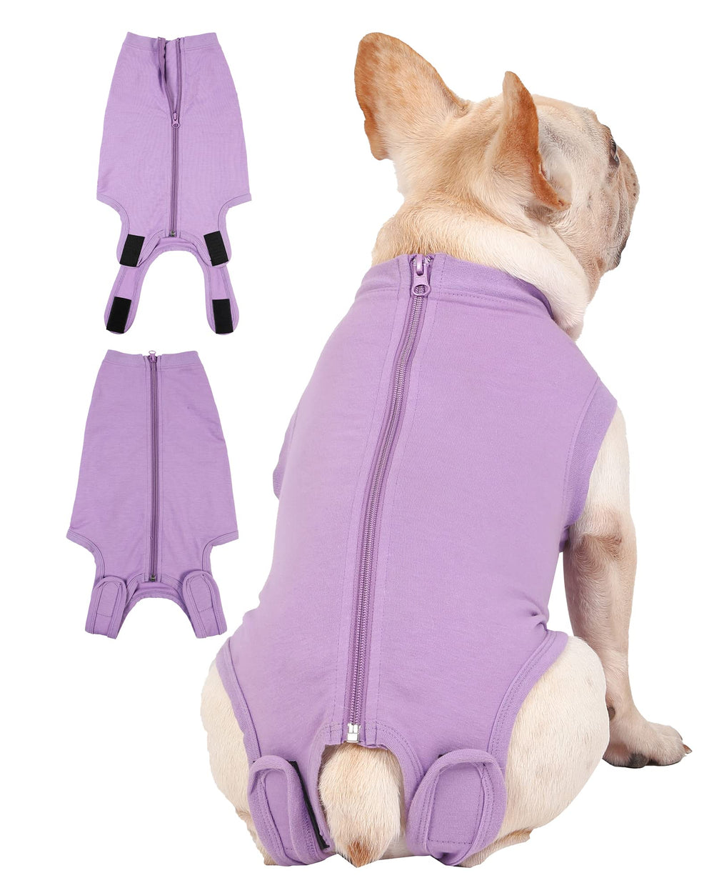 Caslfuca combinaison post-chirurgie pour chien avec fermeture arrière pratique.