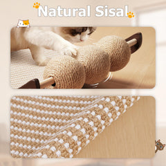Casremee hamac chat sisal integre pour repos et détente
