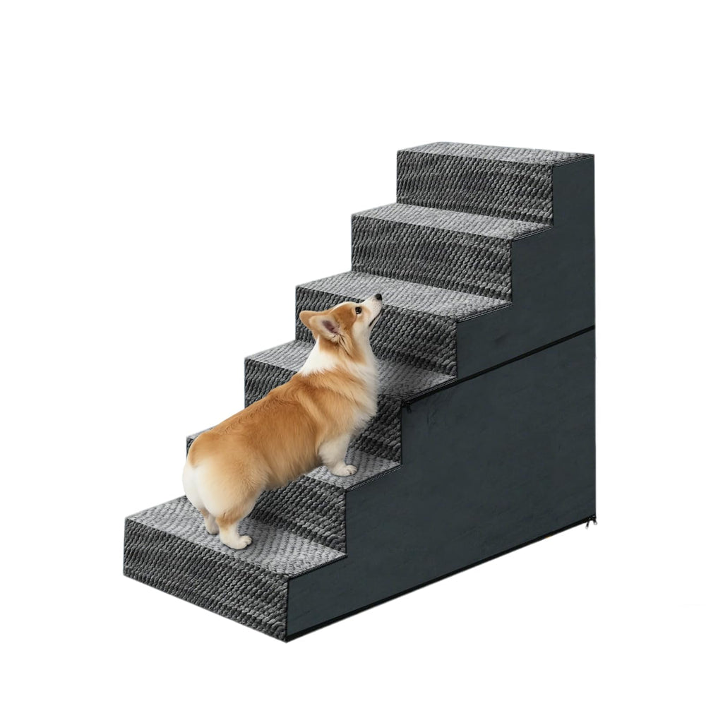 Casusv échelle chien 6 marches sur lit pour montée facile