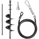 CatAve câble d’attache chien 30 ft, flexible et sans enchevêtrement.