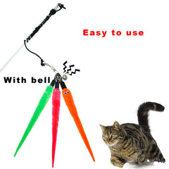 CATENESS serpent-jouet chat-bruit de froissement attire le chat pendant le jeu.