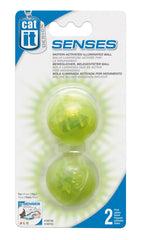 Boule lumineuse Catit Design Senses, aperçu design, pack de 2 pour circuits interactifs.