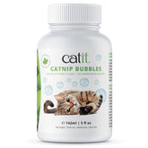 Catit Bulles d'Herbe à Chat avec baguette et bouteille pour stimuler le jeu