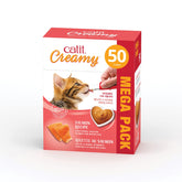 Catit Creamy tube saumon, friandise humide en tube pour récompenser votre chat.