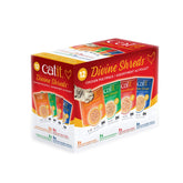 Catit Divine Shreds poulet tendres en portion; hydratation facile à ajouter aux croquettes.