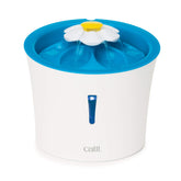 Catit LED Flower Fountain avec lumière nocturne, affiche une eau fraîche et claire