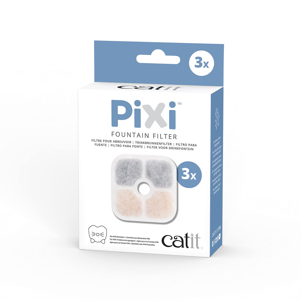 Catit PIXI filtre original triple action pour fontaine, eau plus propre