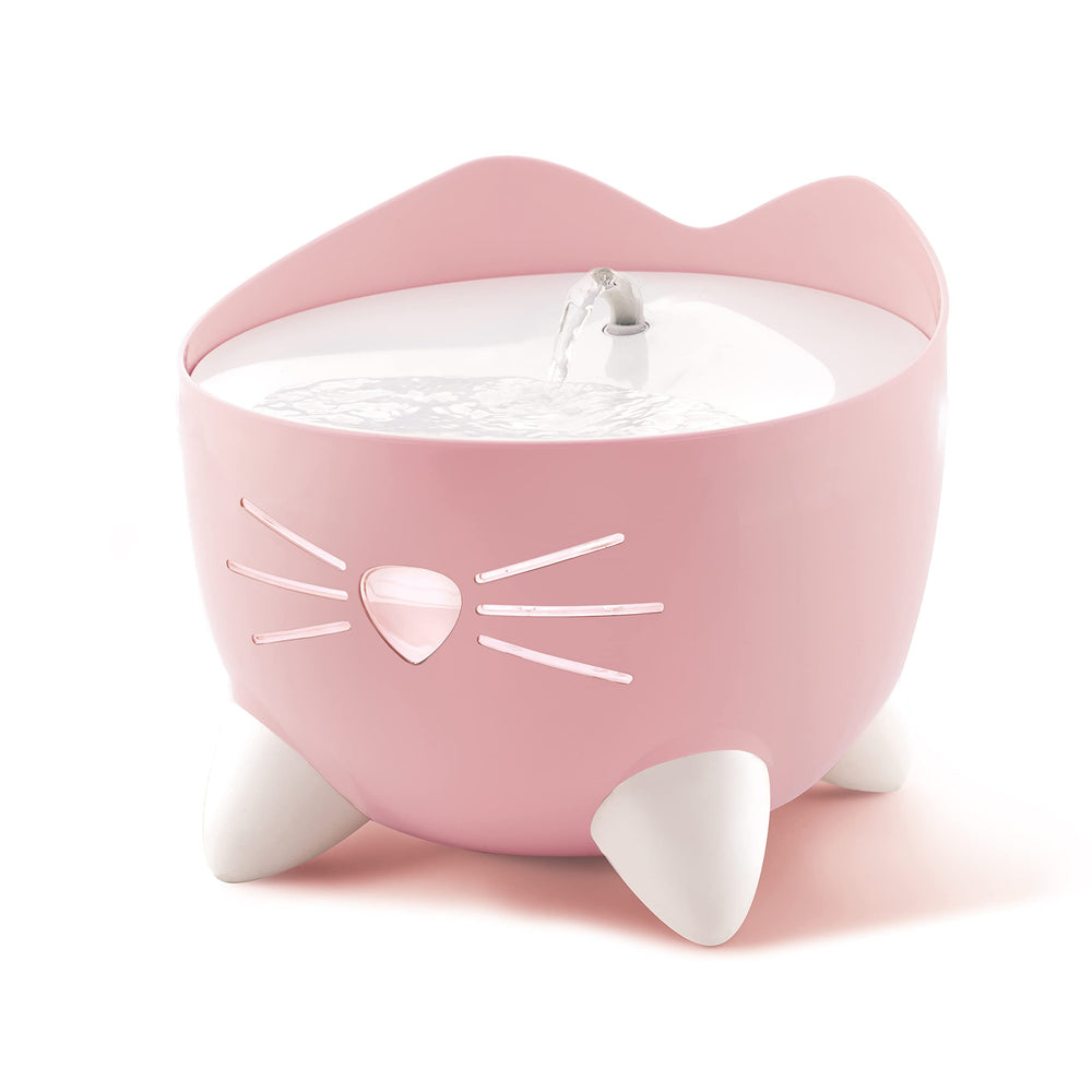 Catit PIXI fontaine-chat flux doux: favorise hydratation régulière des chats.