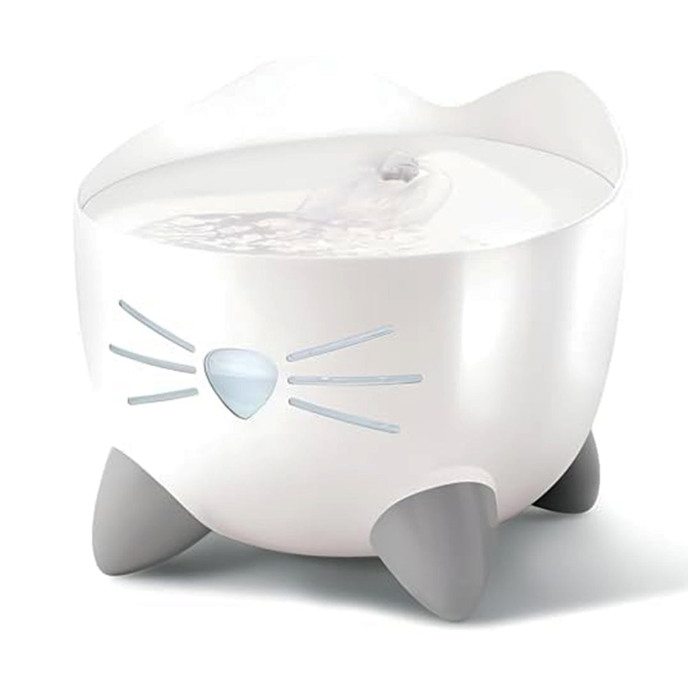 Catit PIXI fontaine d'eau chat triple-filtre pour eau plus propre.