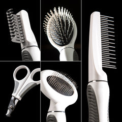 Catit Senses 2.0, brosse à aiguilles métallique démêlant sans tirer la peau.