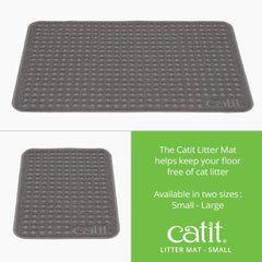Catit tapis-litiere rectangle doux-pattes-chat: confort sous les pattes