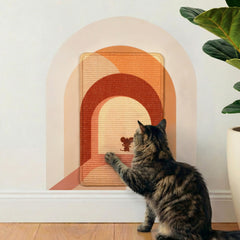 Catopiia grattoir mural vertical en sisal, esthétique et durable pour intérieur.