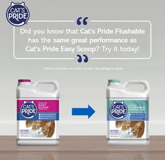 Cat's Pride litière: contrôle des odeurs puissant pour une pièce fraîche.