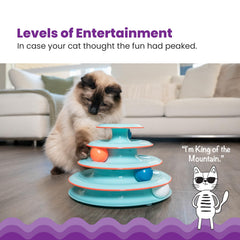 Catstages Chase Meowtain base anti-glisse assurant stabilité pendant le jeu