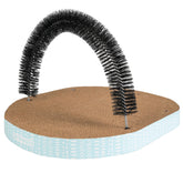Catstages: station soin auto avec brosse courbe amovible pour auto-toilettage.