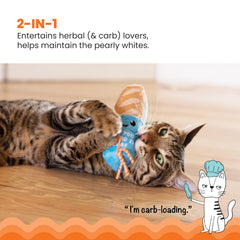 Catstages Loaf Kicker: mesh dentaire pour massage des gencives.