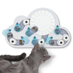 Catstages Nina Ottosson Rainy Day Puzzle interactif pour chats d’intérieur, stimulation mentale ludique.