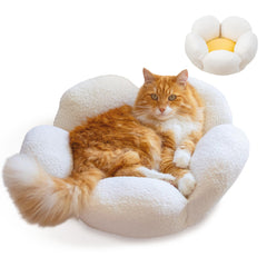 Catstages Purrfect Petals fleur couch pour chat repos profond et securise.