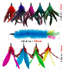 CATENESS plumes avec clochette: bruit attrayant pour chat