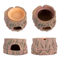 CAVACHEW caverne-realiste-arbre: décor naturel qui stimule l'observation
