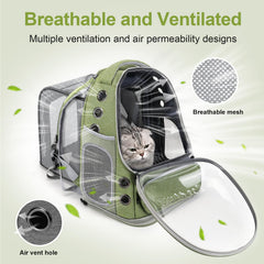 Cawypety matière respirante 600D oxford et mesh pour une ventilation efficace.