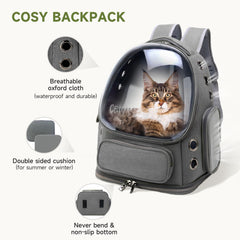 Cawypety sac-dos-chat en oxford 600d, robuste et durable.